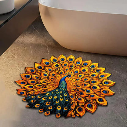 Peacock Elegance Mat - Buy 1 Get 1 Free