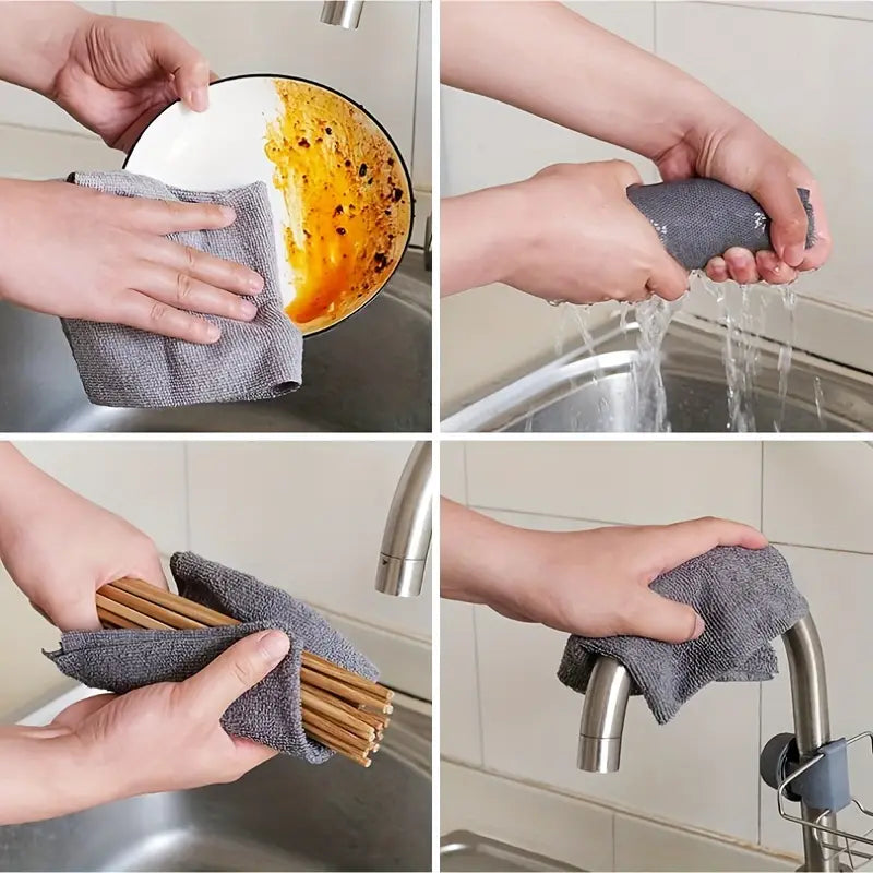Reusable Microfiber Cleaning Cloth Roll